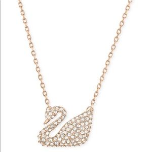 Swarovski Crystal Swan Pendant Necklace